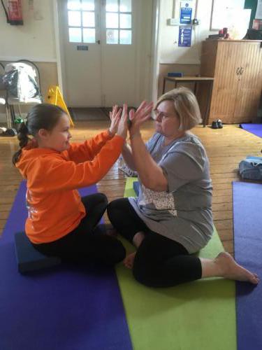 partner hand massage