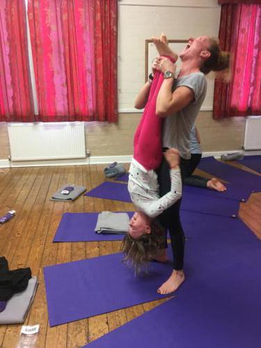 Stretching the body!