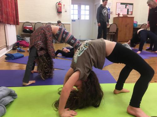 Full wheel back bend